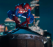 Spidey watch the city.Another warmup using monitor as a background and using 2 or 3 lighting fo
